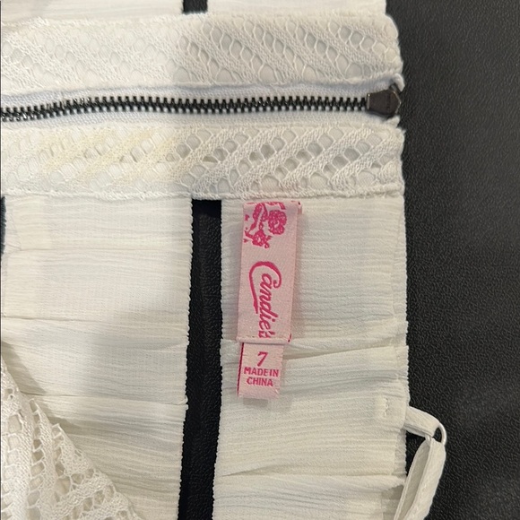 Elegant White Spaghetti Strap Dress - Picture 6 of 6